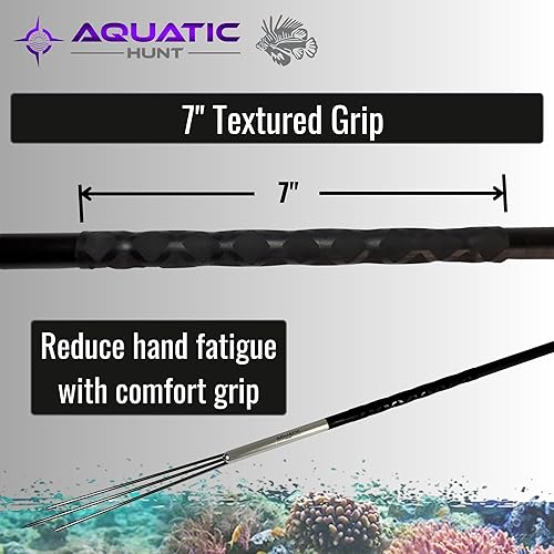 Miniatura 7 de Tourney King - Lanza de alta calidad de 46 pulgadas - 3 piezas lista para viajar - Construcción de aluminio y acero inoxidable de alta calidad -