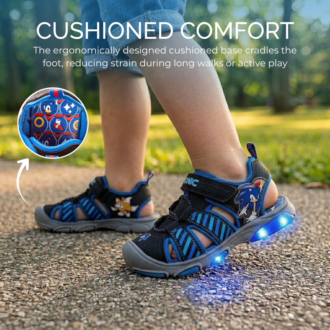 Josmo Sonic the Hedgehog - Sandalo illuminato per bambini