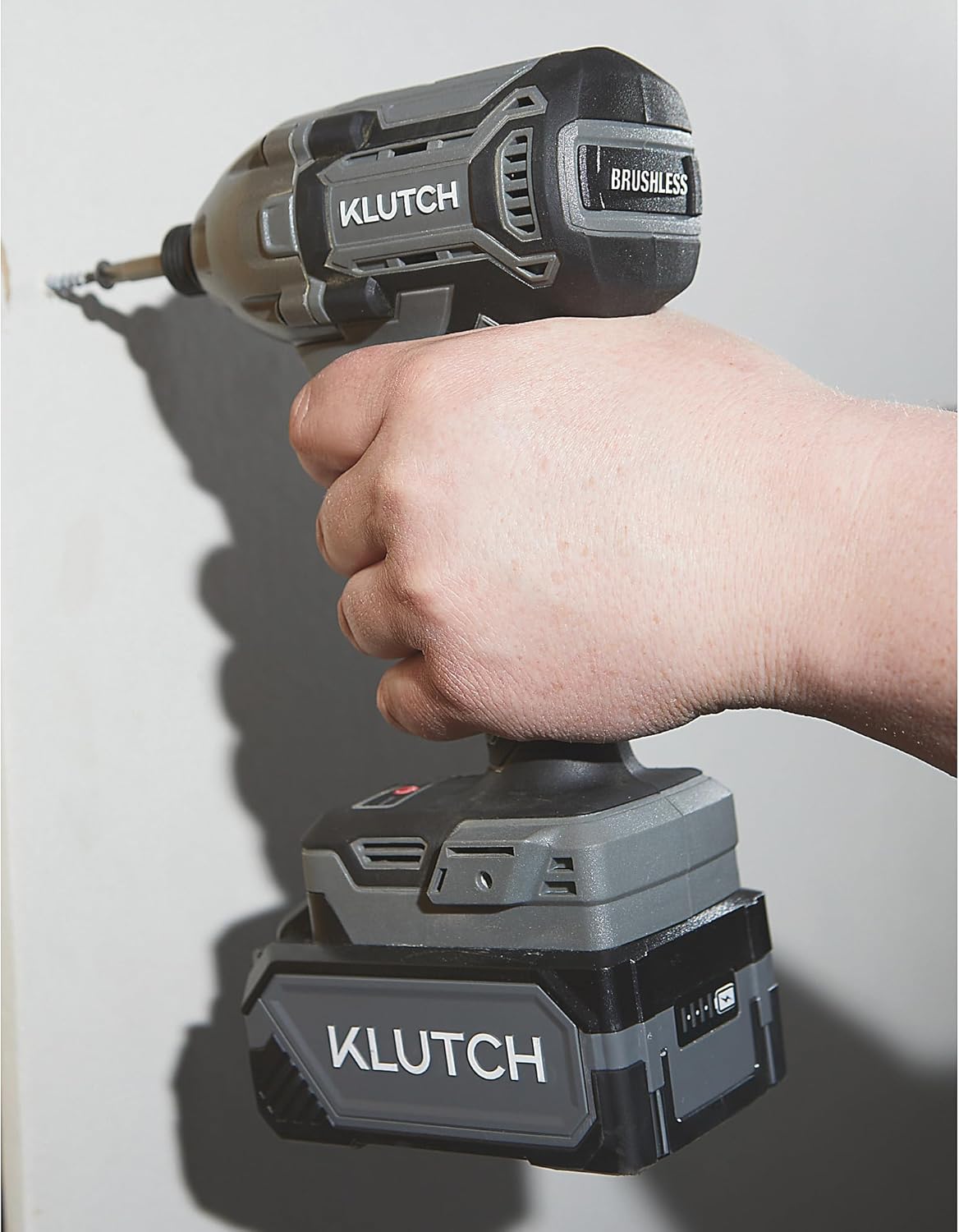 Klutch Impact Driver, KLiQ 20 Volt Brushless, 1/4in., Tool Only