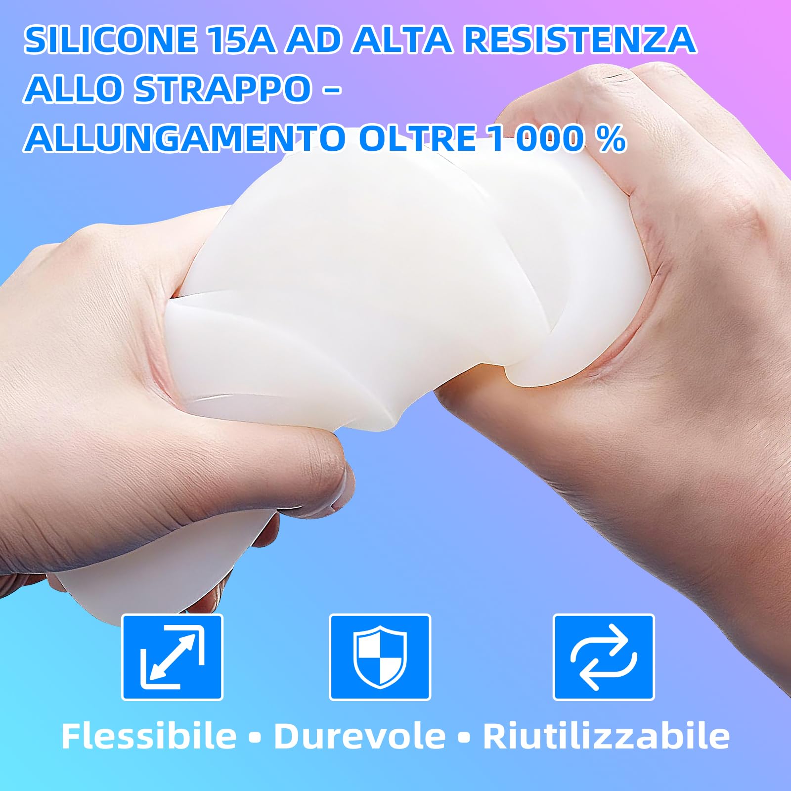 Gomma siliconica liquida per stampi - 15 Shore A, non tossica a cura rapida (1:1), per la realizzazione di stampi per resina epossidica, candele, gesso e fai da te (Verde Giada, 2.3kg)