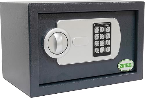 Miniatura 14 de Amig - Caja fuerte con pantalla LED - Caja fuerte electrónica motorizada - Acero - Ideal para hoteles, apartamentos y oficinas - Protección del