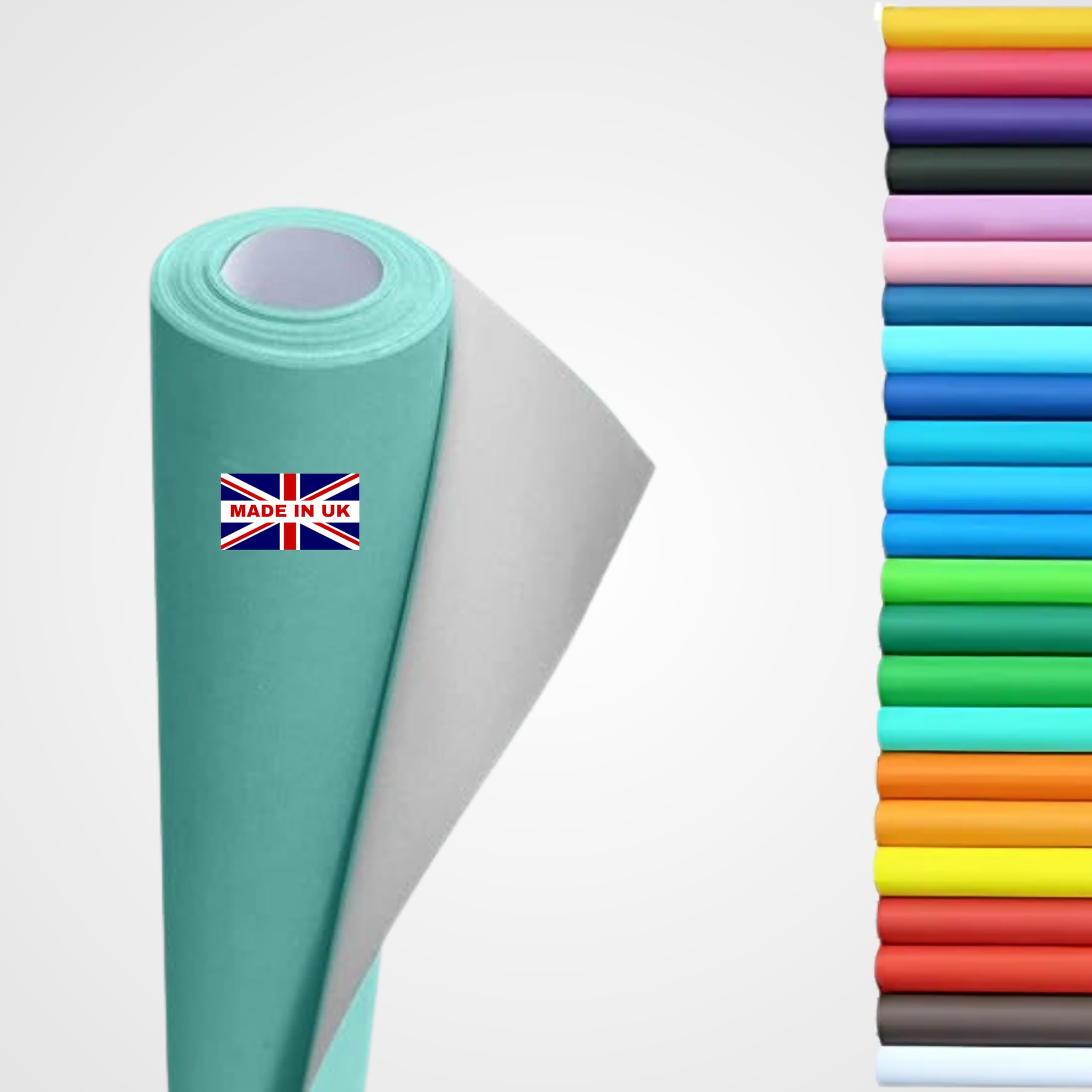 Card and Display Poster Paper Roll - 10 M - Paper Perfect Ideal for Wrapping, Craft, Packing, Floor Covering, Parcel, Table Runner School Notice Boards - 76cm Width Approx (Peppermint)