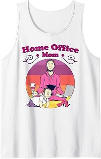 Home-office humor Homeoffice yoga gift for mom home-office Tank Top