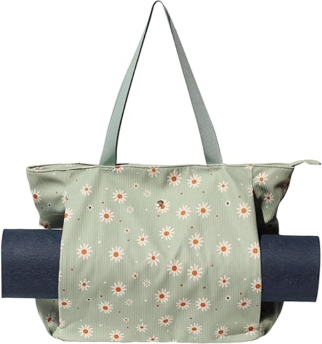 Miniatura 10 de Bolsa para esterilla de yoga ESVAN, bolsa de mano para yoga, bandolera para esterilla de yoga, bolsa de transporte para oficina, yoga, pilates, Aa