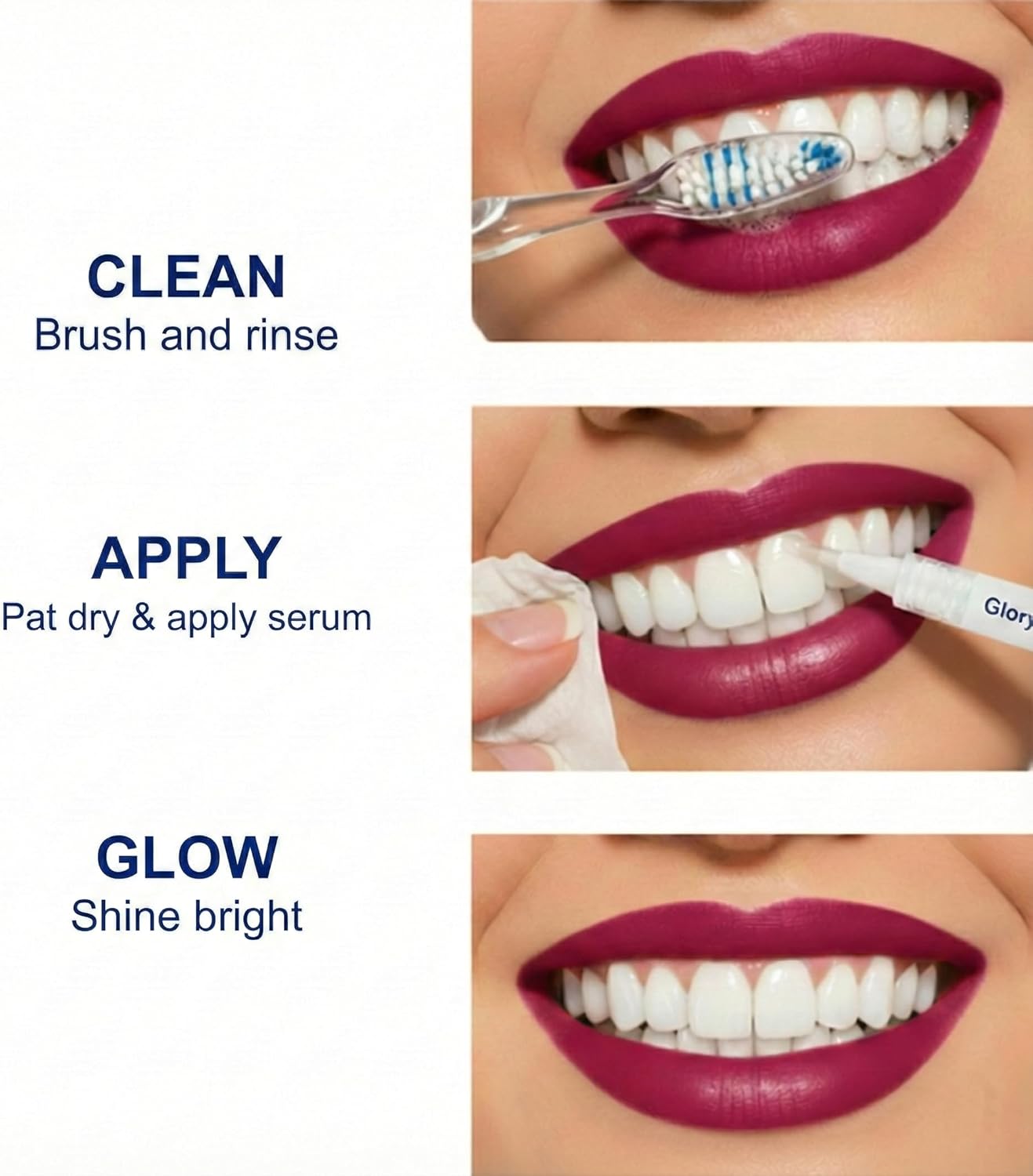 Teeth Whitening Pen 4-Pack, 35% Carbamide Peroxide Whitening Gel Pens for Sensitive Teeth, Instant Whitening Essence for Stained Teeth, Removes Coffee, Wine & Smoking Stains