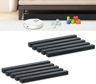 10 PCS Under Couch Blocker, 17" L x 1.2" H Sponge Under Furniture Blocker with Strong Adhesive, Stop from Getting Under Sofa Couch Bed for Pets Toys Easy to Install