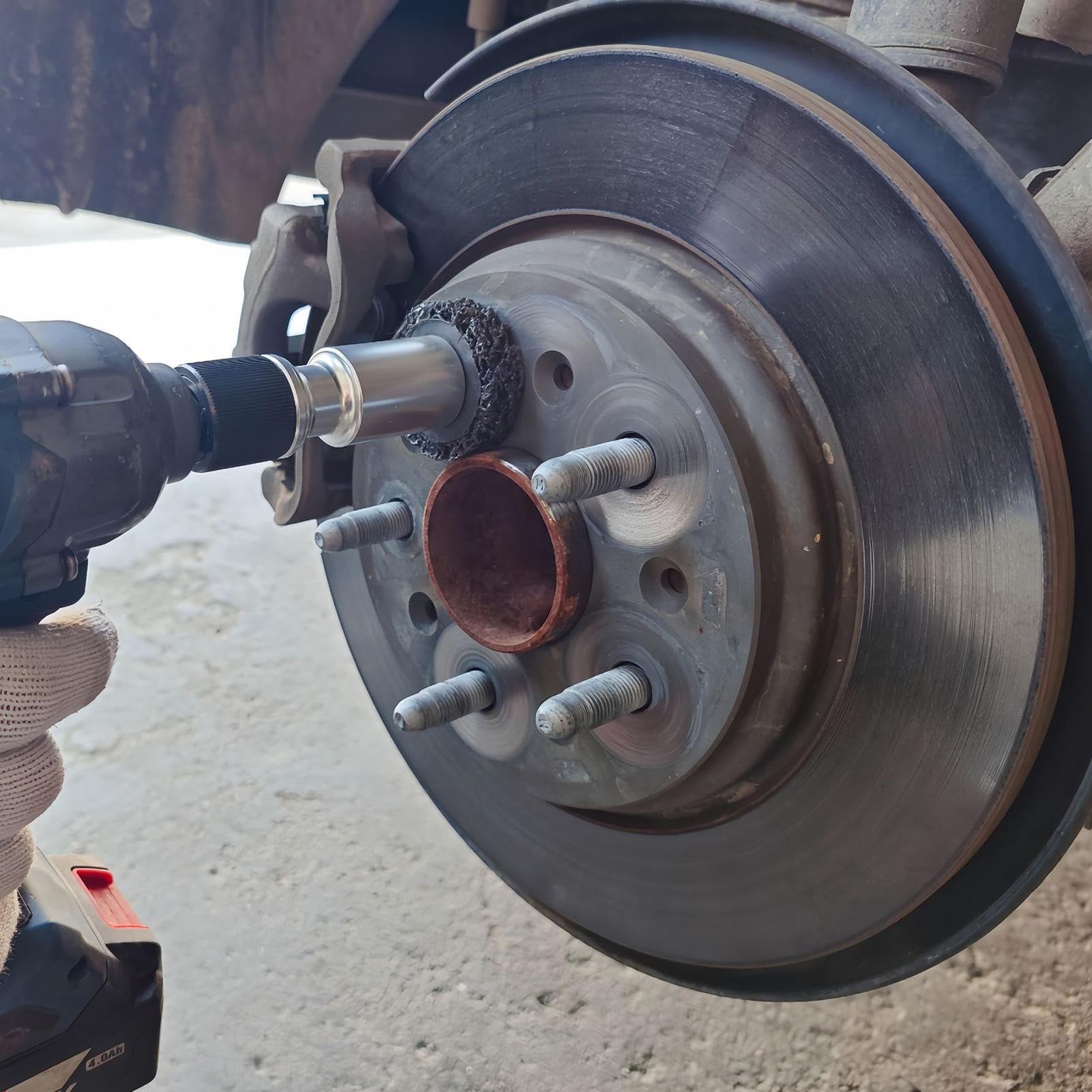 Narzędzie Do Czyszczenia Piast Wielofunkcyjny Obrotowy Detailing | Detailingowe usuwanie rdzy z piast kół Do Samochodów, Motocykli, Pojazdów, Motoryzacji, Garażu, Na Zewnątrz