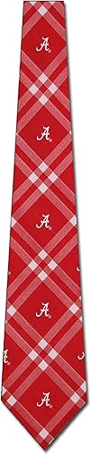 Vista 24 de Eagles Wings Alabama Ties Crimson Tide - Corbatas para hombre Comprobar microfibra