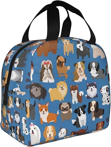 Miniatura 1 de VOOHDDY Bolsa de almuerzo aislada para perros y cachorros, reutilizable, impermeable, portátil, térmica, para trabajo, oficina, picnic, playa, viajes
