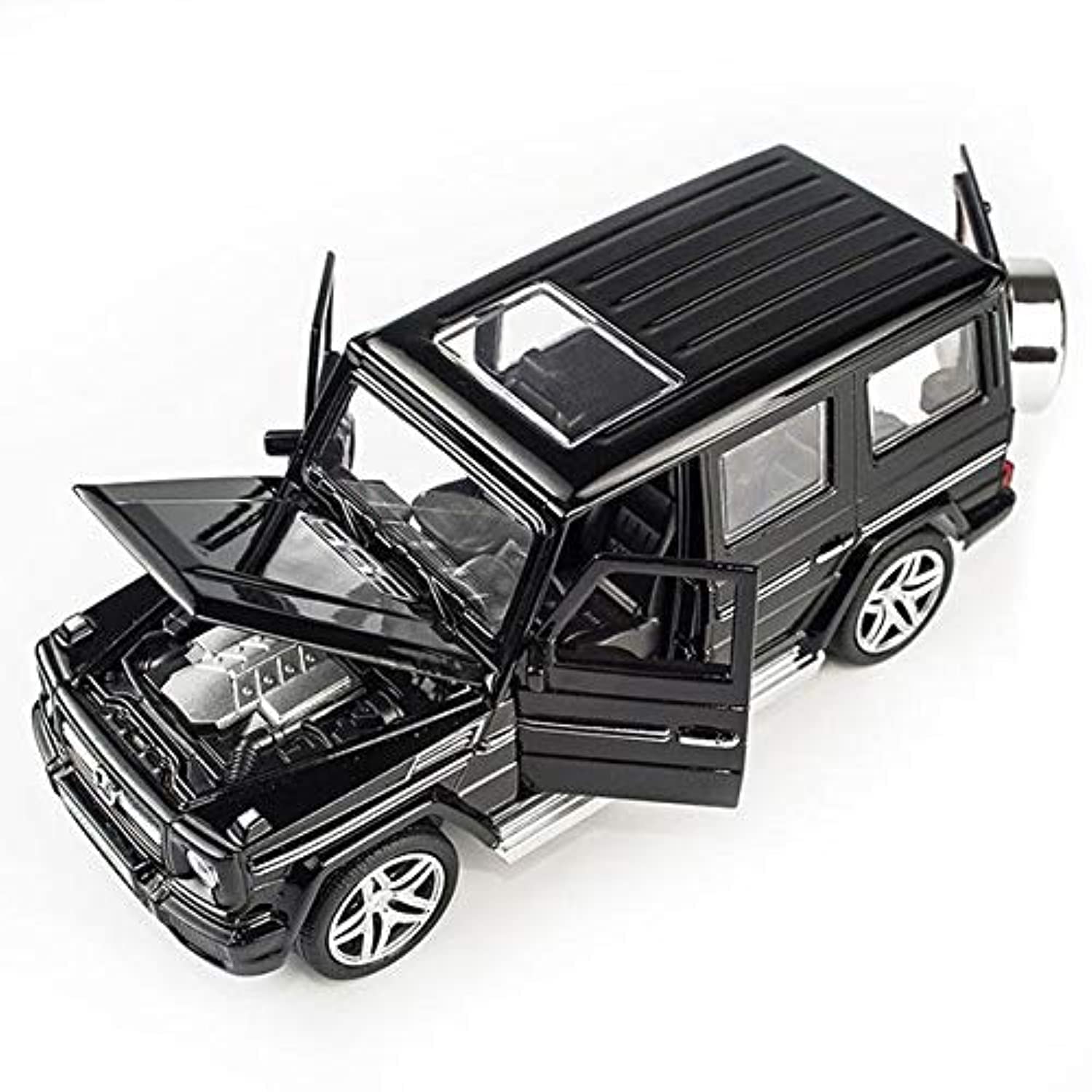 Mercedes Benz S Class Black Metallic 1/32 Diecast Model Car, Black