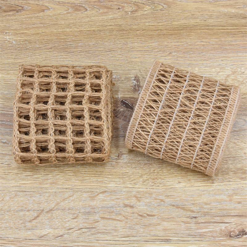 30/60 jardów 10 cm szerokości retro hesyjska wstążka lniana wstążka jutowa rolka pleciona wstążka jutowa do rękodzieła tapicerskie gips plecione wykończenie