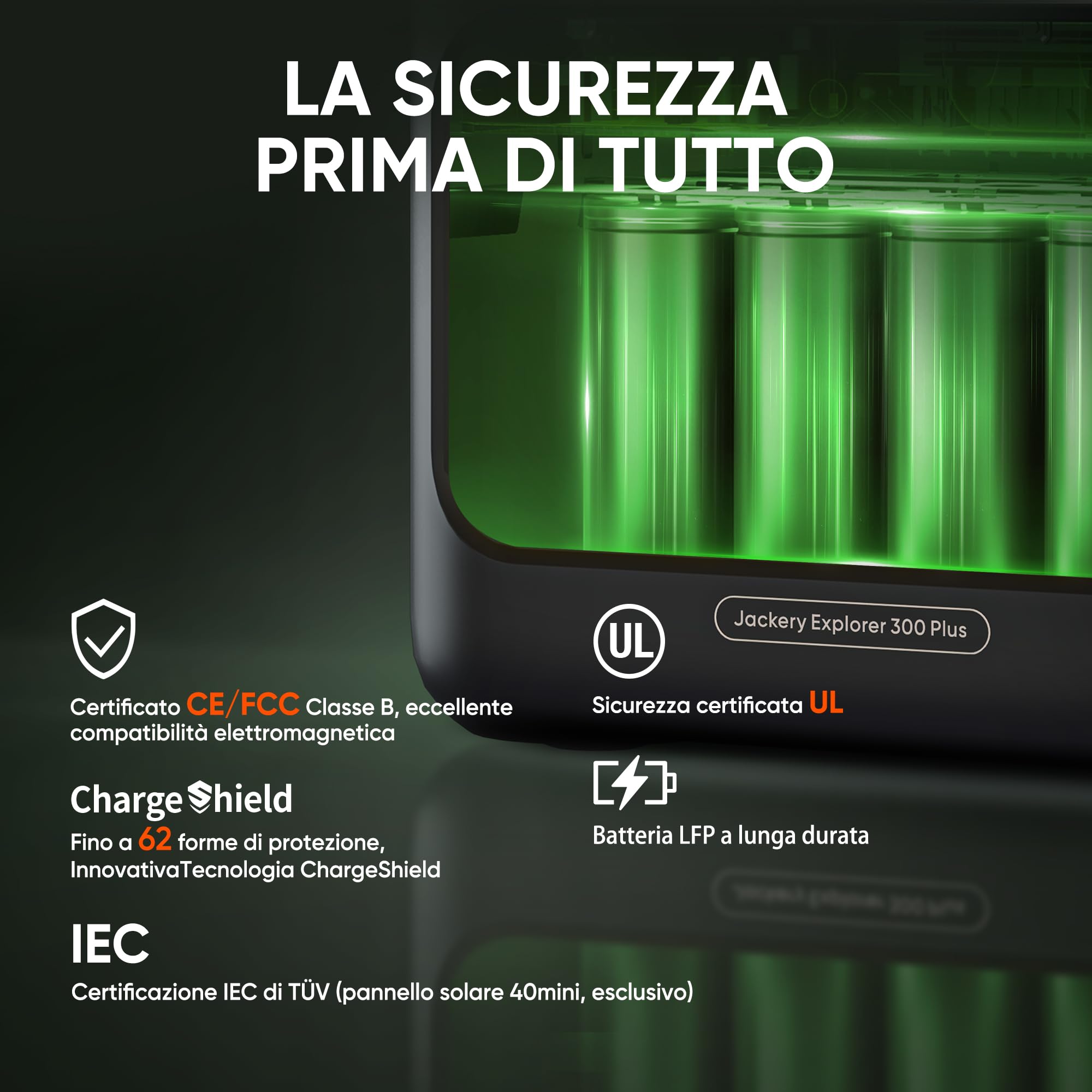 Power Station Explorer 300 Plus Con Panello Solare - Dettaglio