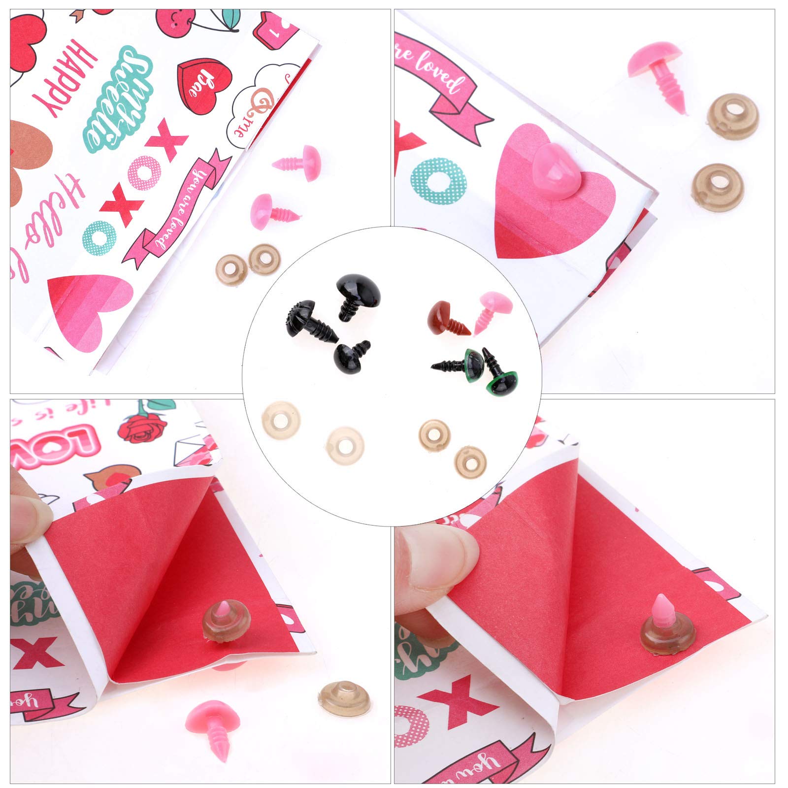 Sassy Bears - Occhi di sicurezza traslucidi da 12 mm, 10 paia