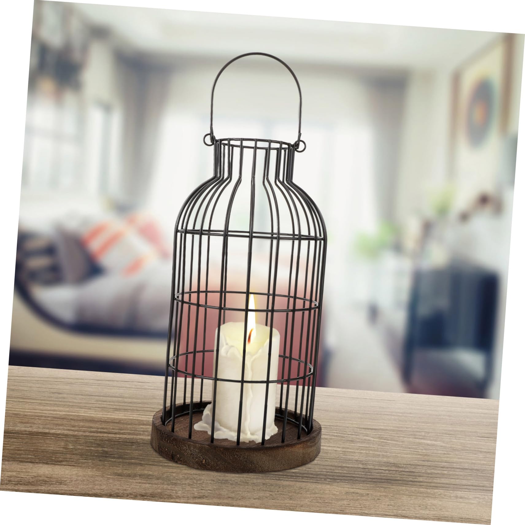ABOOFAN Kerzenteller Aus Holz Für Tischdeko Retro-kerzenhalter Für Hochzeitsfeier Dekorativer Kerzenständer Für Candlelight-Dinner