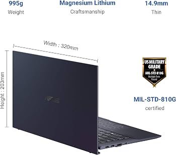 ASUS ExpertBook B9 (B9450FA) 14 inch Notebook(i7-10510U, 16GB, 1TB
