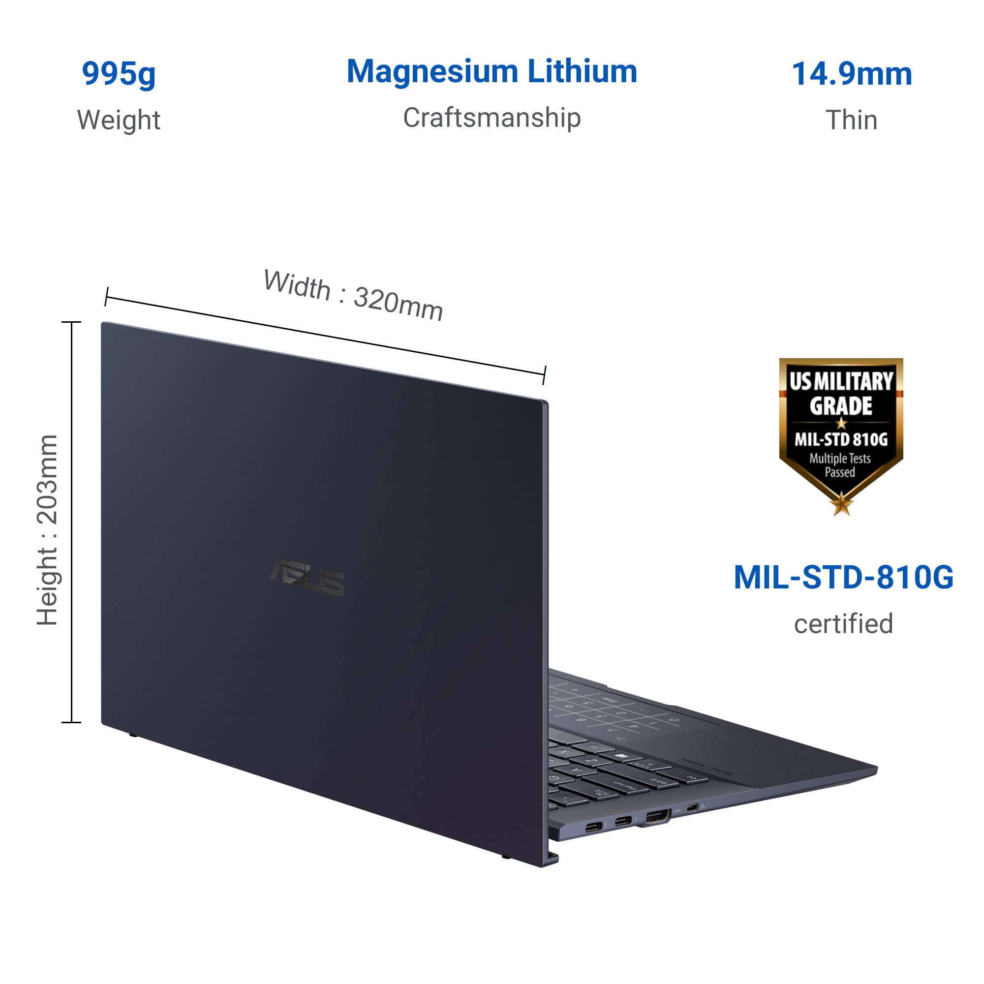 Asus Expertbook B9 B9450fa Intel I5 10210u 14 Inches Notebook 