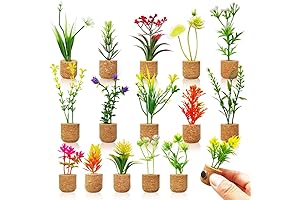 16 Pack Magnetic Artificial Plants