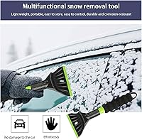 Vista 5 de 2 PCS Ice Scraper for Car Windshield, Scratch-Free Auto Window Snow Scraper with Foam Handle to Remove Snow, Frost and Ice, Portable Snow Removal