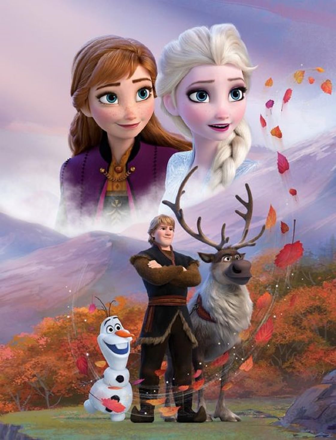 BrandMac Disney Frozen ELSA Anna - Coperta in pile, 130 x 170 cm