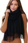 RIIQIICHY Scarf for Women Scarves and Wraps Winter Warm Pashmina Shawl for Cold Weather