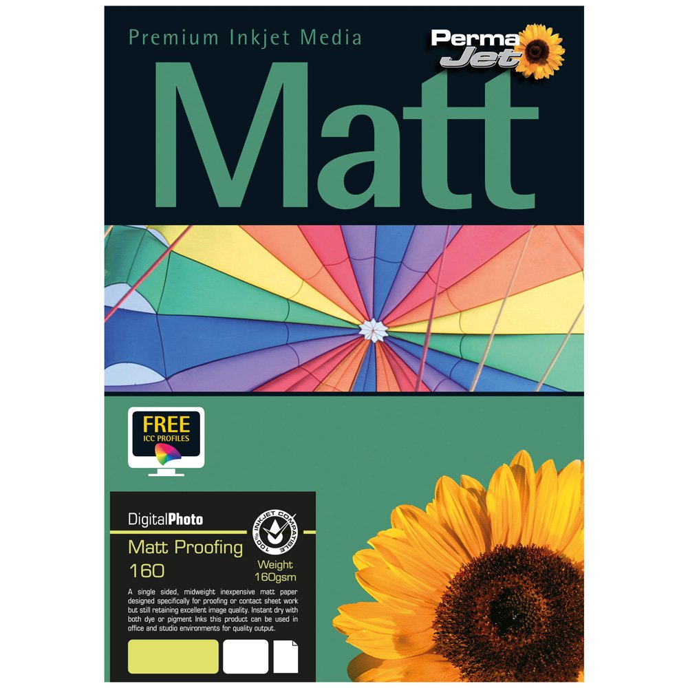 Permajet 51516 Inkjet Paper - A4 - Matt Proofing - 160gsm - 150 Sheets