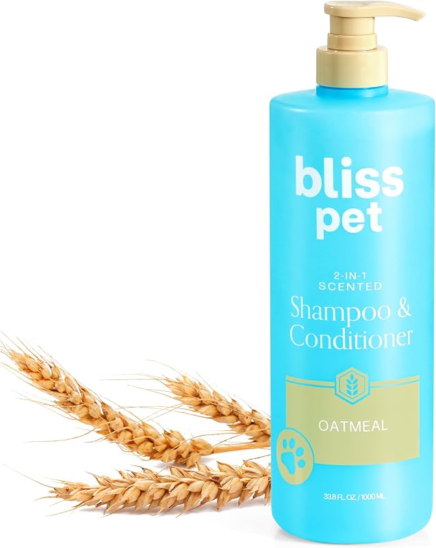 Shampoo, Condicionador e Desembaraçante para Cães Bliss Pet com Aveia, 1 L