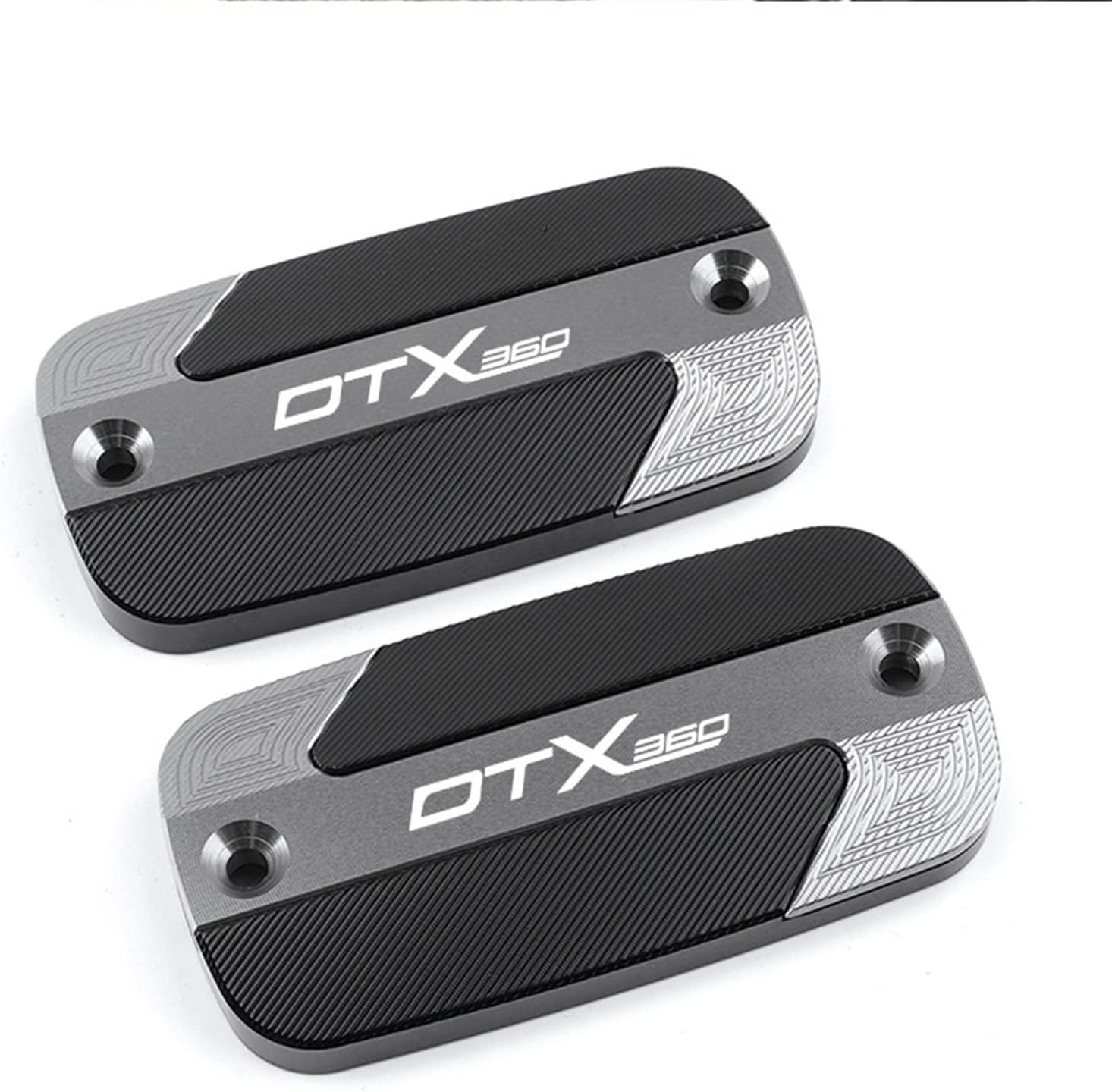 Fit For KYMCO DTX 360 DT X360 125 320 360 TCS DTX125 DTX35 Motorcycle CNC Accessories Front Brake Fluid Tank Reservoir Cover Oil Cap (Size : 1 pair Titanium)