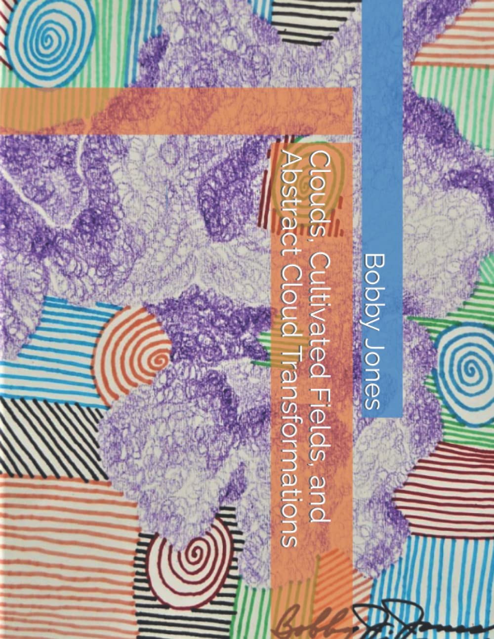 Nuages et champs cultivés en peinture abstraite pour créer un salon zen