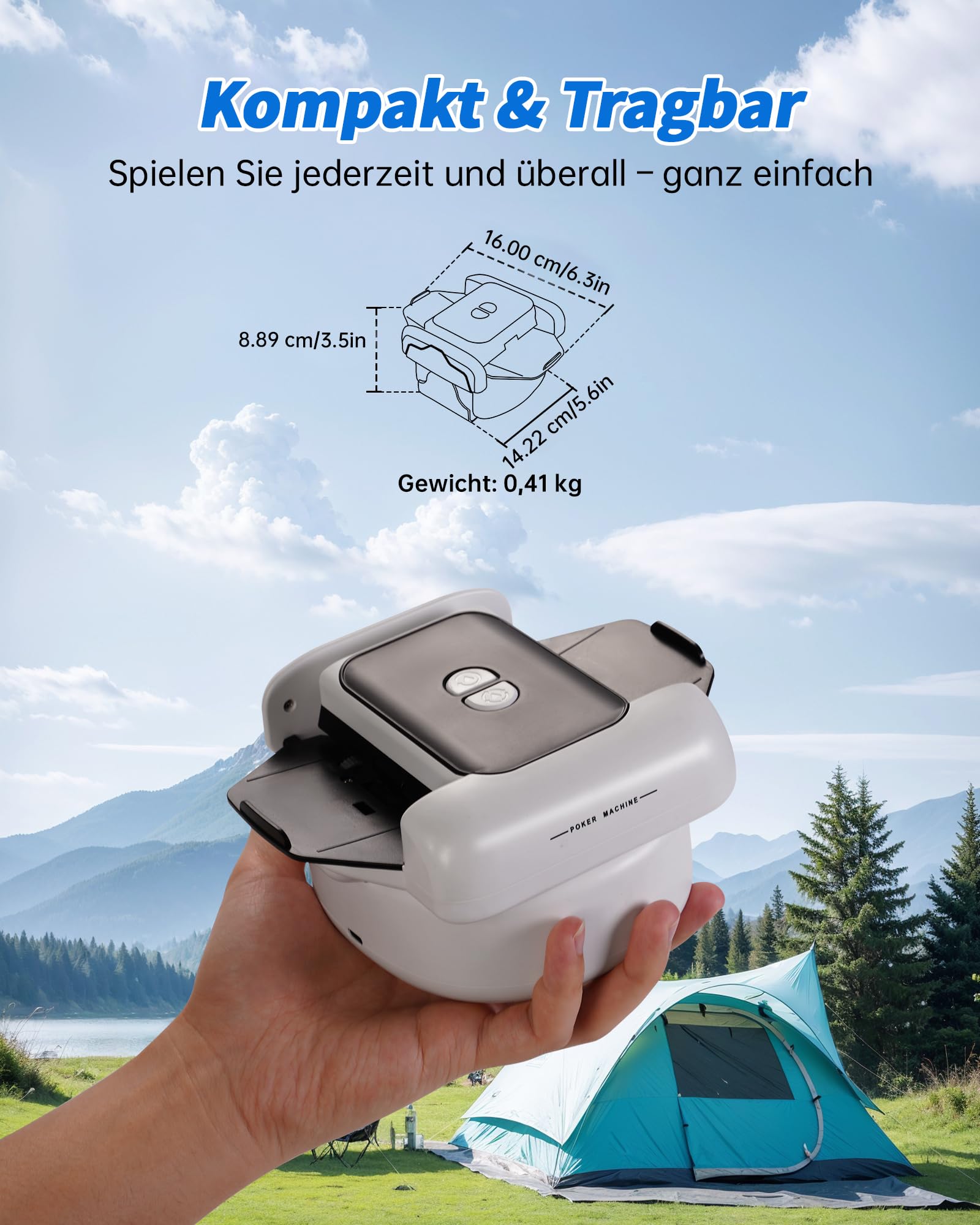 Cicha elektryczna mikser kart, 3000 mAh, 2 tryby, taca na karty do gry, mikser kart na 2 talie, urządzenie do mieszania kart do UNO, Poker, Texas Hold Em, Blackjack