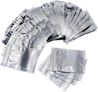 Ellbest 100pcs Resealable Anti Static Bag, 3.54x5.12 inch ESD Shielding Bags for HDD SSD Desktop Laptop PC Accessories and Electronic Devices