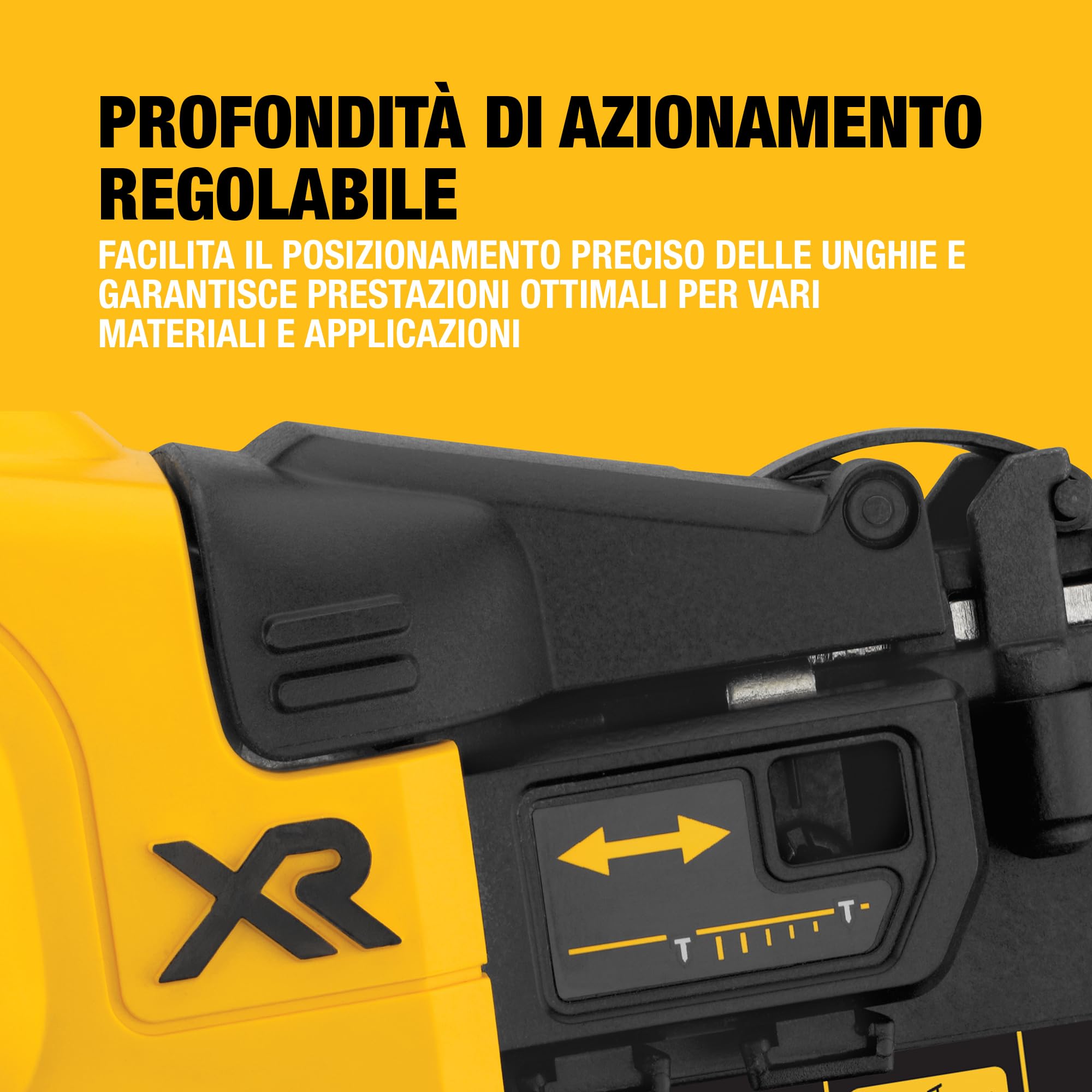 DEWALT 18V XR Chiodatrice Fissa Brushless 18 Calibro 18, Solo Utensile, DCN680N-XJ