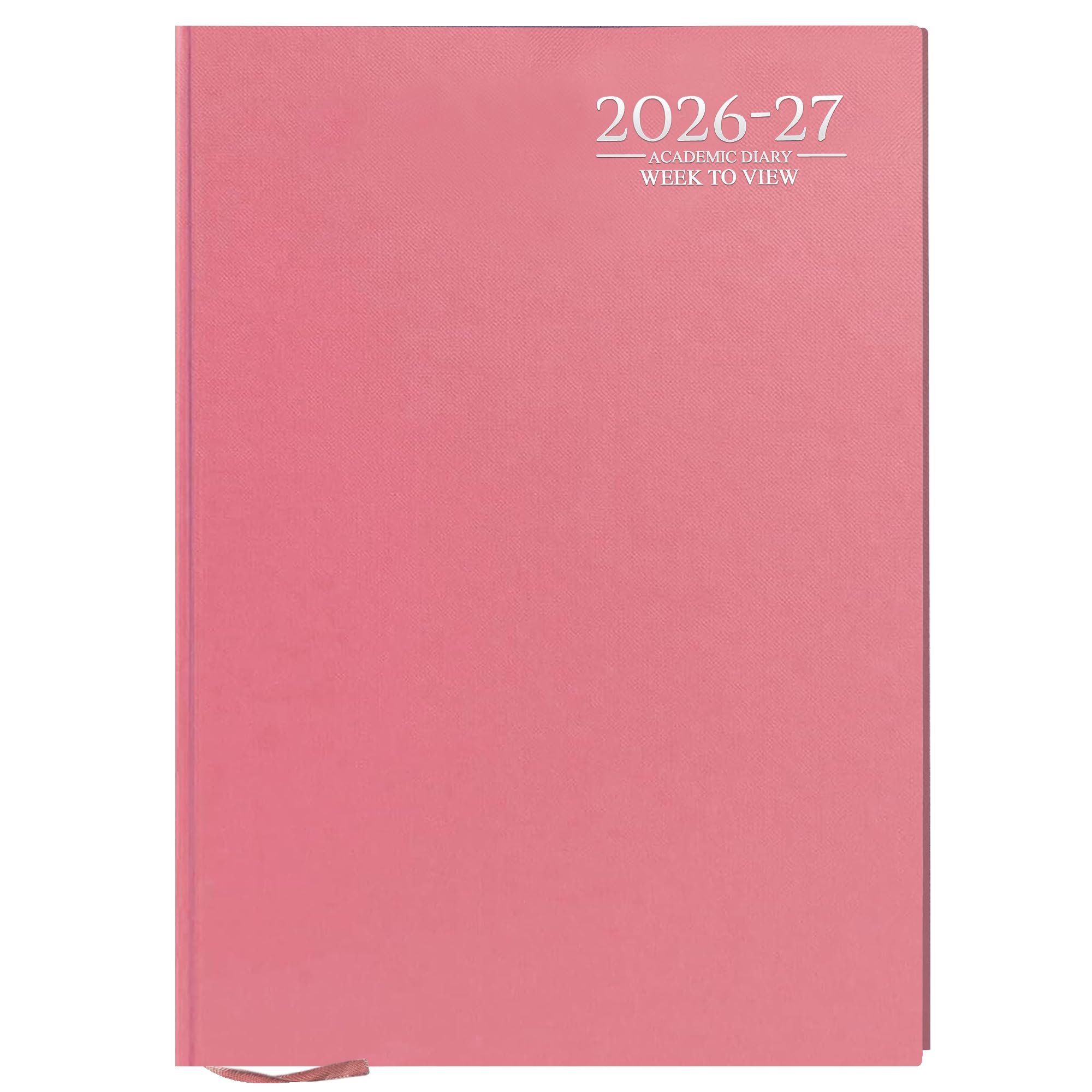 G4GADGET 2026-2027 Academic Diary A5 Week To View Pink Hardback – August 2026 to July 2027 Weekly Planner, Student Teacher School Organizer, Timetable & Appointment Year Planner