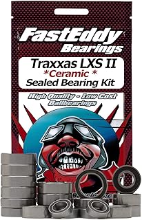 FastEddy Bearings Compatible with Traxxas LXS II Ceramic Rubber Sealed Bearing Kit