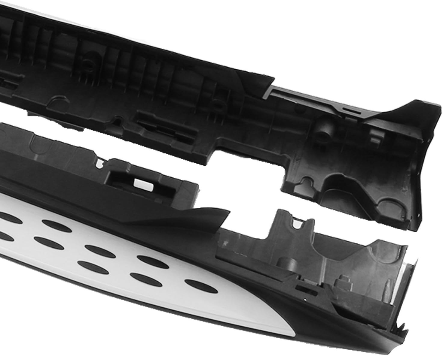 Side Step Bars Aluminum Running Board OE Style Nerf Bars for 2016-2017 Mercedes Benz X253 GLC300