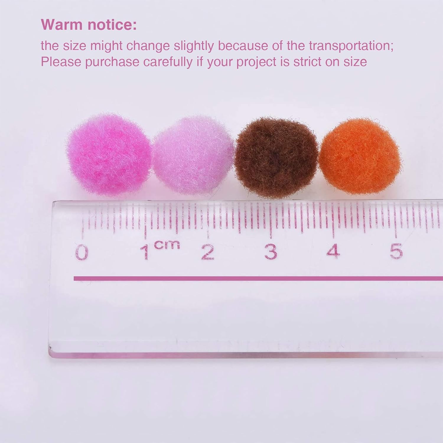 Blulu 500 Pcs 0.5 Inch Polypropylene Pompoms for Craft Making, Small Pom Poms Balls Art and Craft DIY Decorations(Multicolor) : Arts, Crafts & Sewing