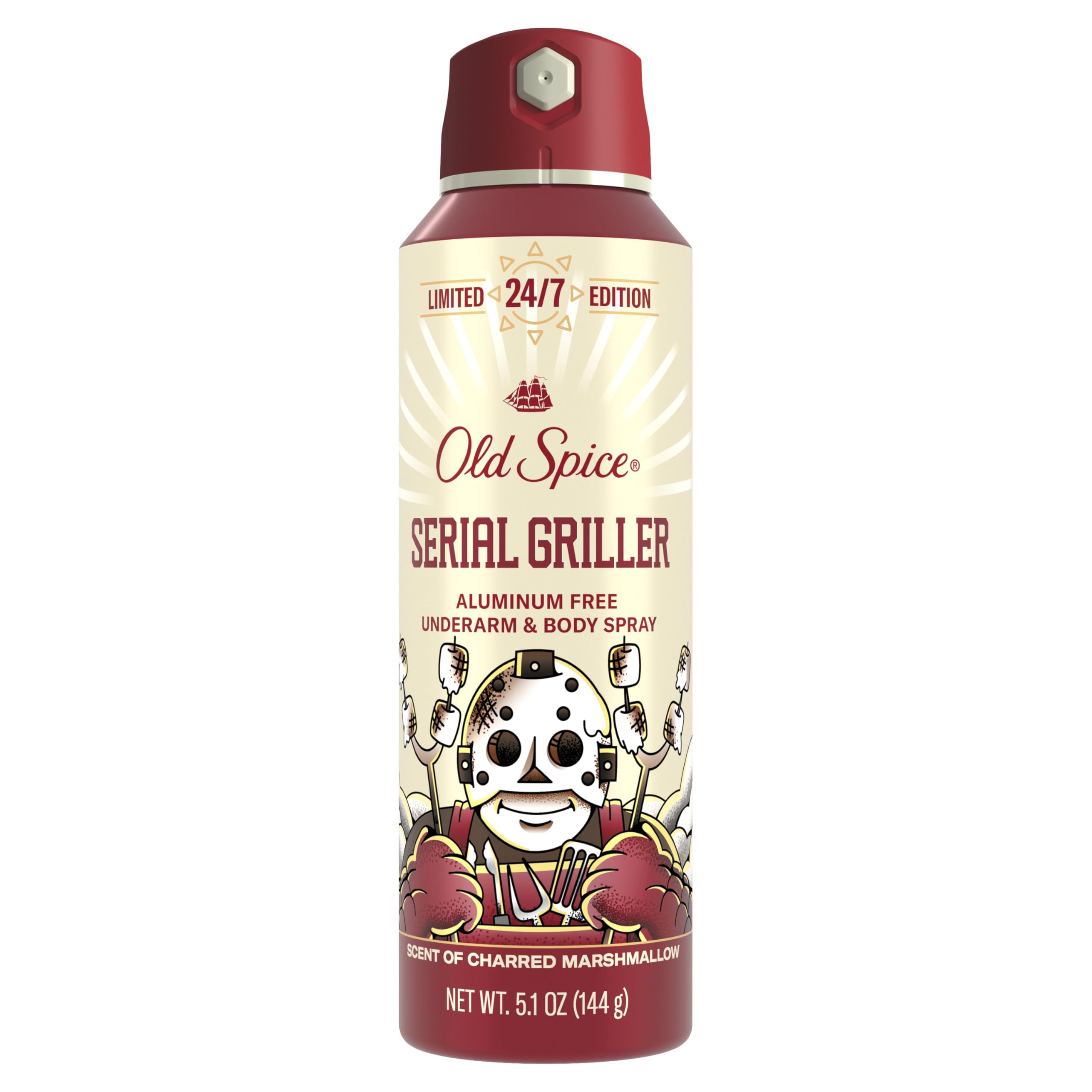 Old Spice Aluminum Free Body Spray for Men Summerdudes 24 7 Odor Control 24 7 Sunny Freshness Long