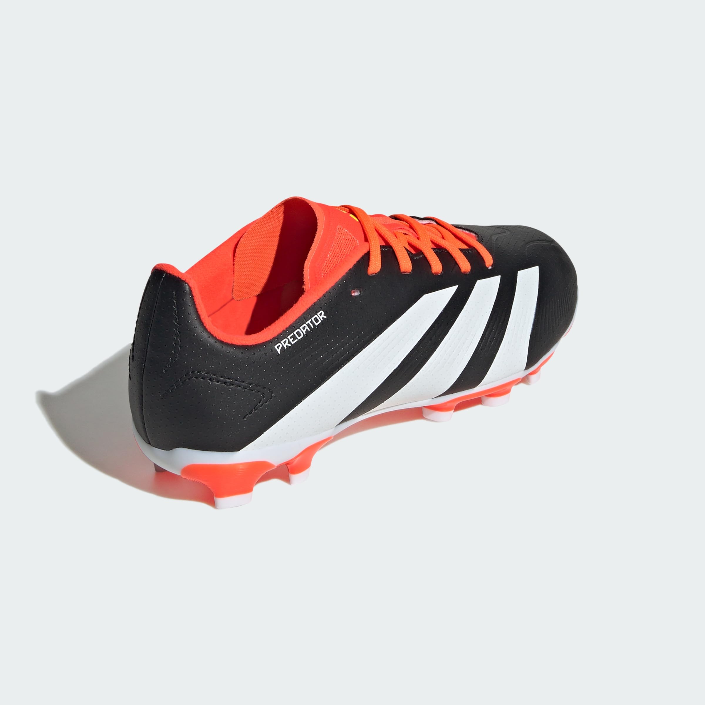 Adidas Unisex niños Predator 24 League Low Multi-Ground Boots, Core Black/Cloud White/Solar Red, 37 1/3 EU