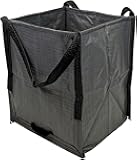 DURASACK Heavy Duty Storage Tote Bag 22-Gallon Rugged Woven Polypropylene Moving Bag, Reusable Self-Standing Design, Holds up to 500 Pounds, Single, Gray
