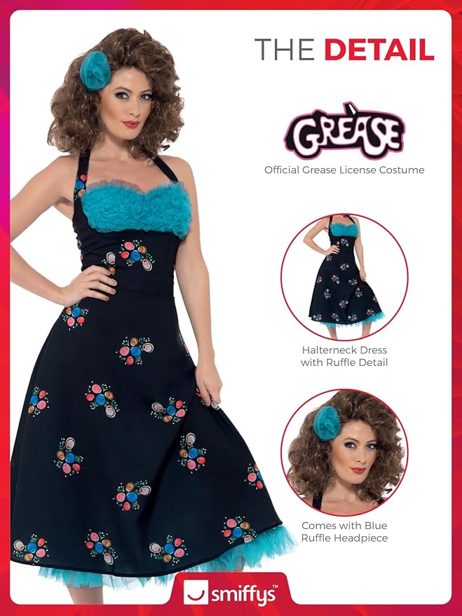 green emerald velvet dress Smiffys Grease Cha Cha DiGregorio Adult Black Costume, Backless Dress and  Hair Clip, Officially Licensed, Perfect for Matching Fancy Dress Events  with Iconic Ruffle Detail : Amazon.com.be: Toys