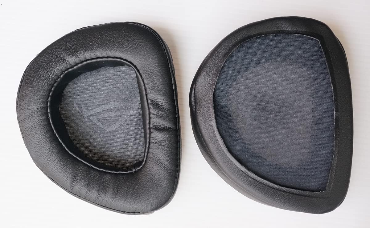 V-MOTA Earpads Compatible with ASUS ROG Delta Core USB-C Rebupuc of Gaming Headset, Replacement Ear Pad Repair Parts (Leather)