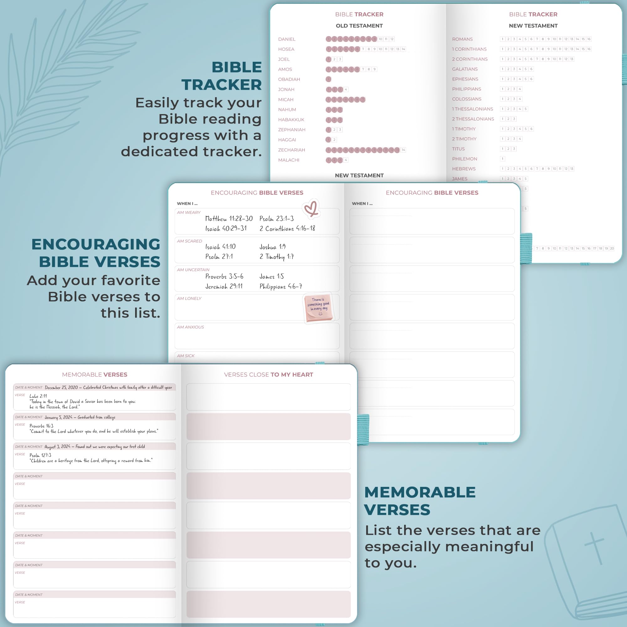Clever Fox Daily Faith Journal, Guided Prayer, Gratitude & Bible Study Notebook - Image 3