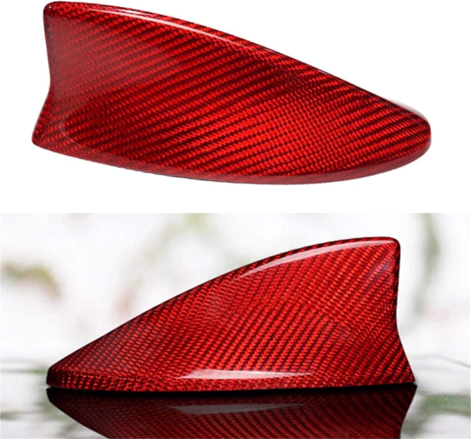 Carbon Fiber Shark Fin Cover Trim Decor Compatible with Lexus LS LX ES is NX RX RC UX LM RX Car Styling(Black)