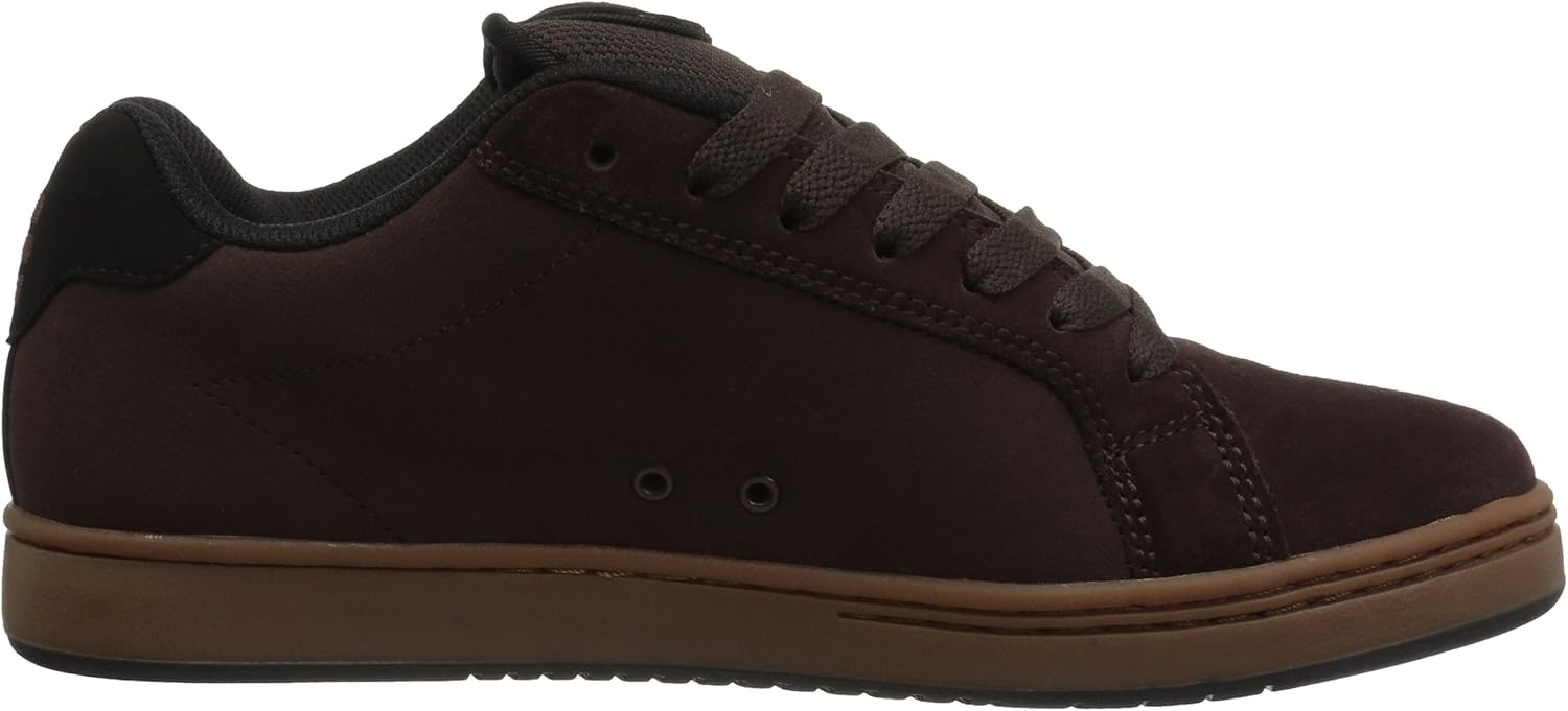 Etnies Men's Fader Skate Shoe, Brown/Black/Gum, 7 Medium US