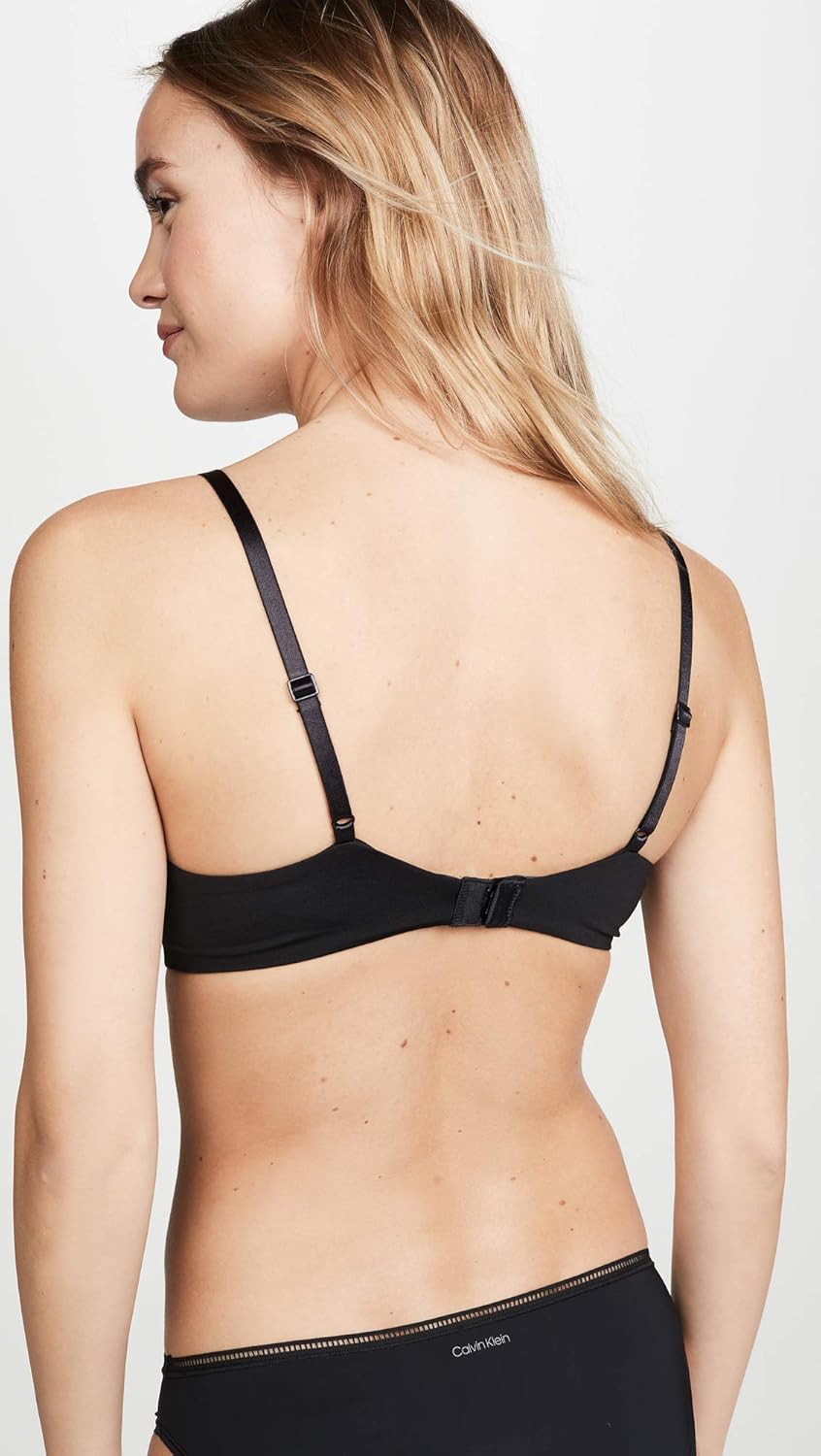 Calvin Klein Women's Seductive Comfort Leopard Unlined Demi Bra