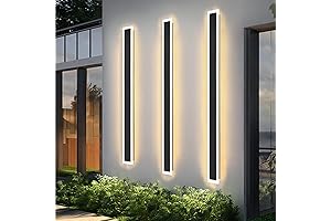 2 Pack 39INCH Long Outdoor LED Wall Mount Lighting Fixture