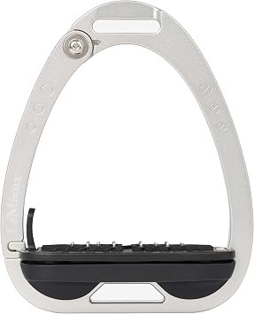 LeMieux Vector Control Stirrup - New Generation - Spring Loaded Hinged Arm - Cross Track Grip Surface