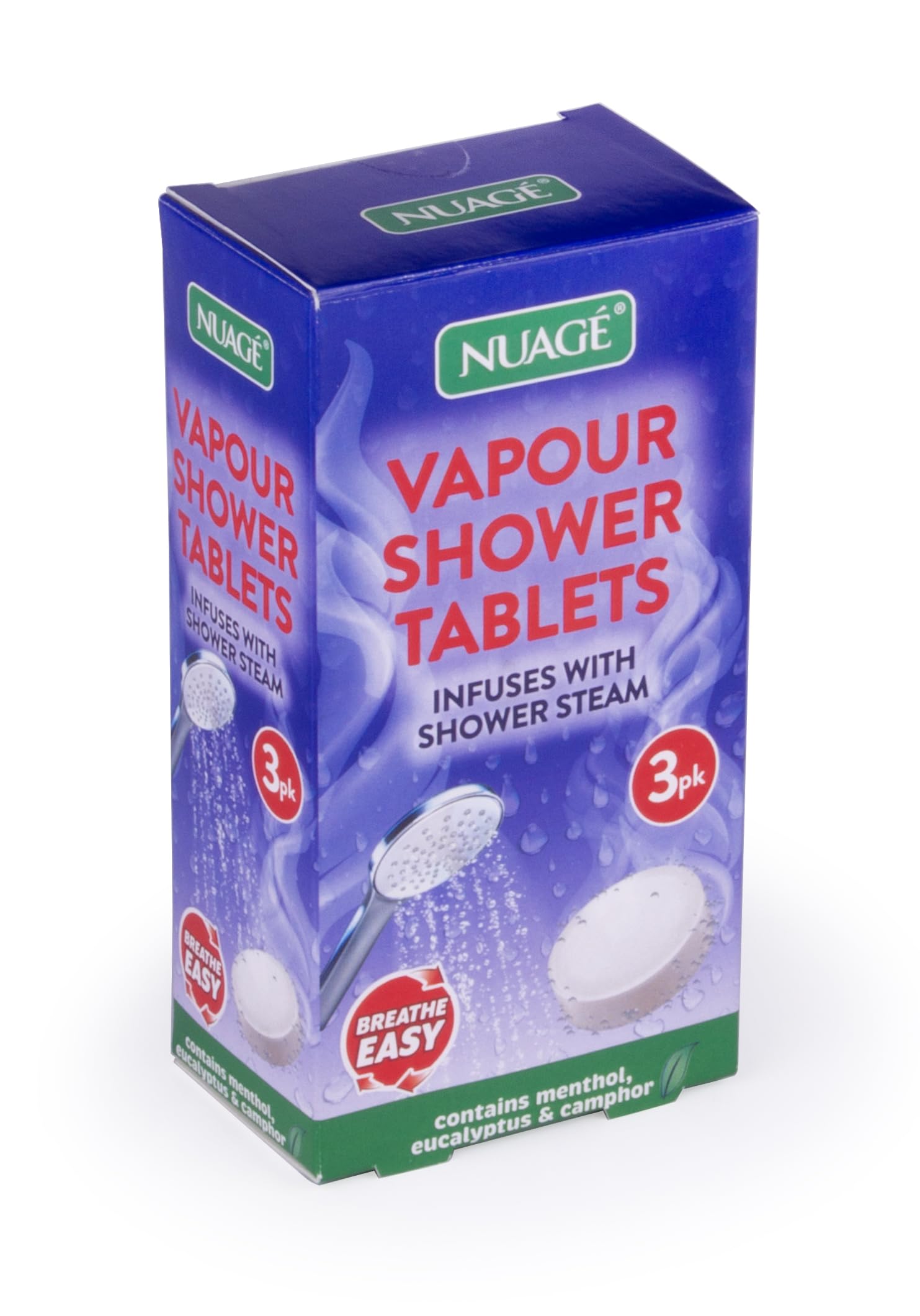 Decongesting Vapour Shower Tablets - Natural Relief for Clear Breathing | Infuses with Shower Steam (1)