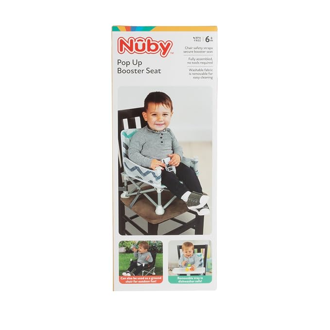 Asiento Elevador Nuby con Bandeja Removible y Arnés 3 Puntos miniatura 10