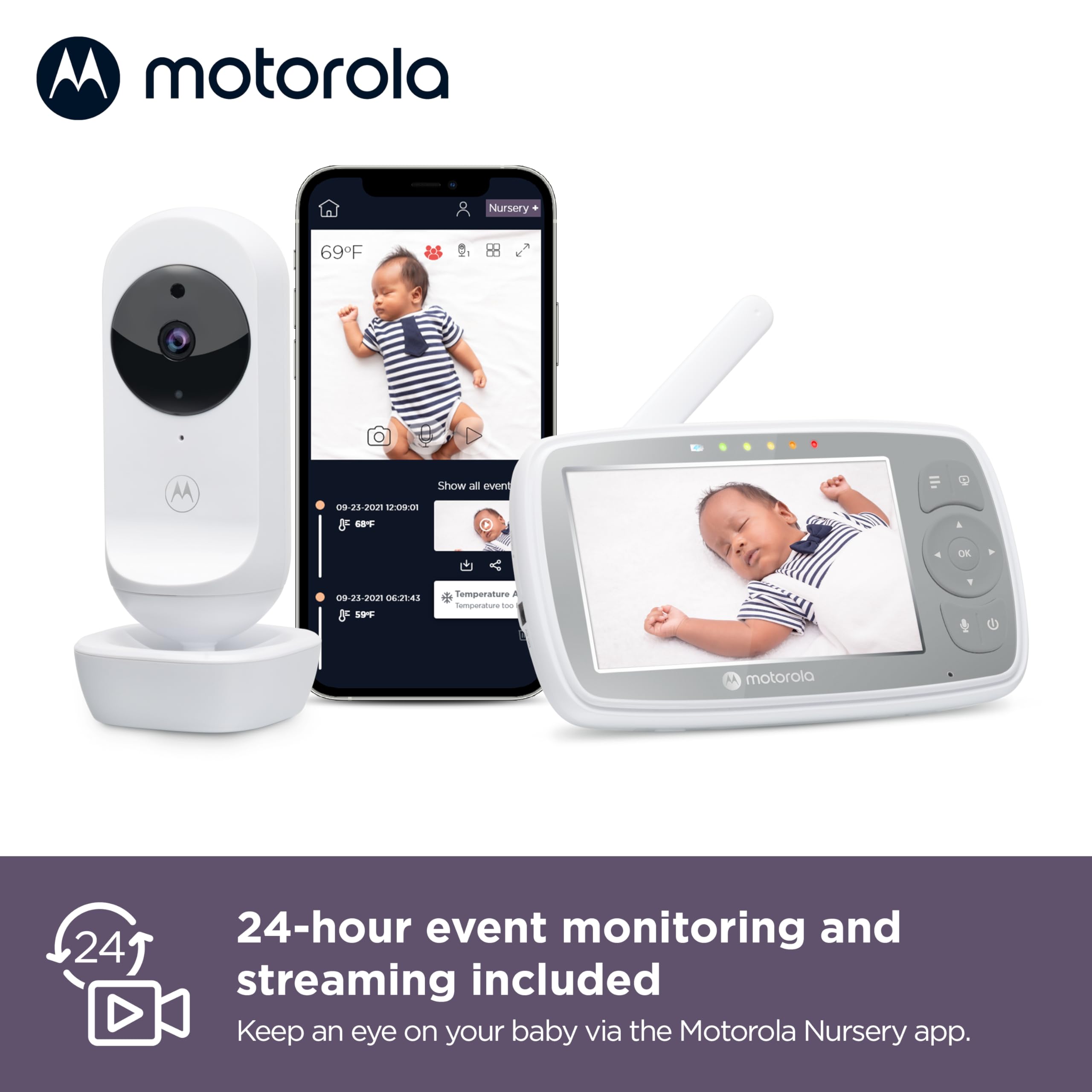 Intercomunicador para bebés Motorola I Newmamz – Newmamz - autour de bebe