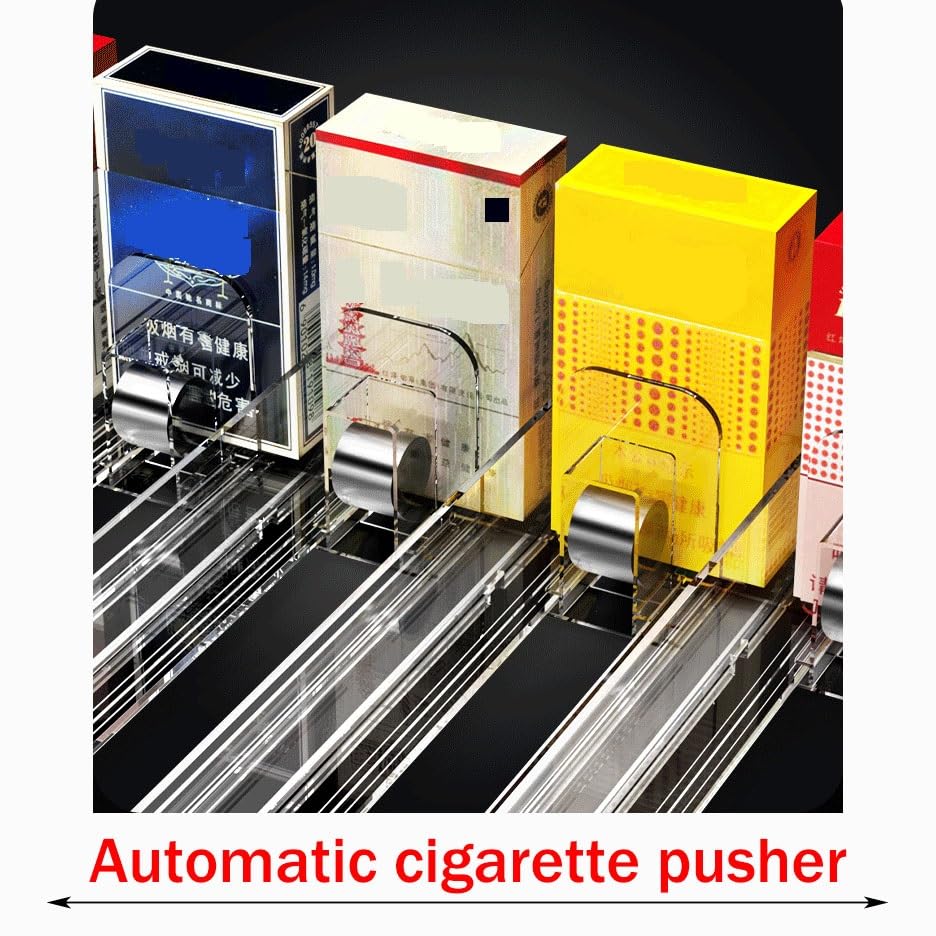 Présentoir à cigarettes transparent mobile et grande capacité pour supérette - 3